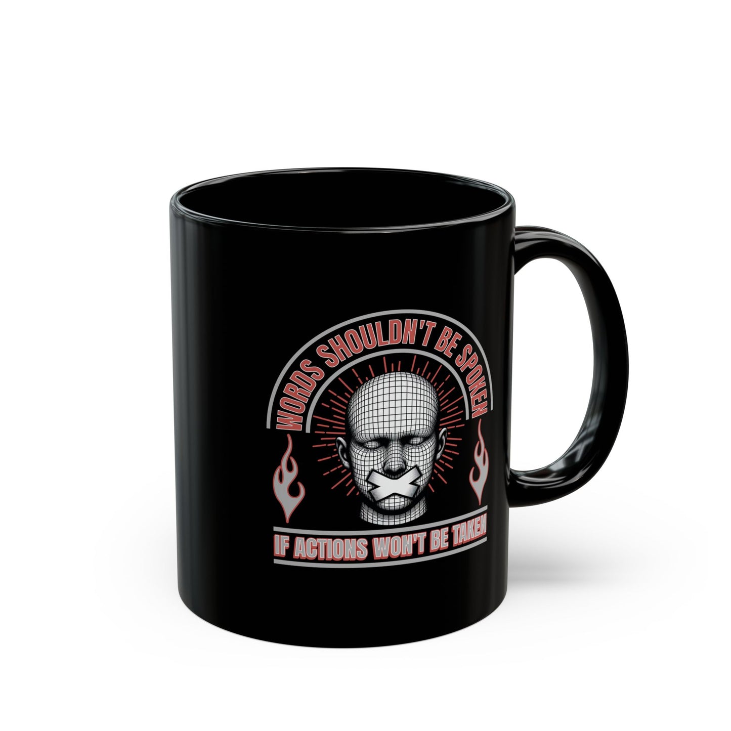 Words & Actions - 11oz Black Mug