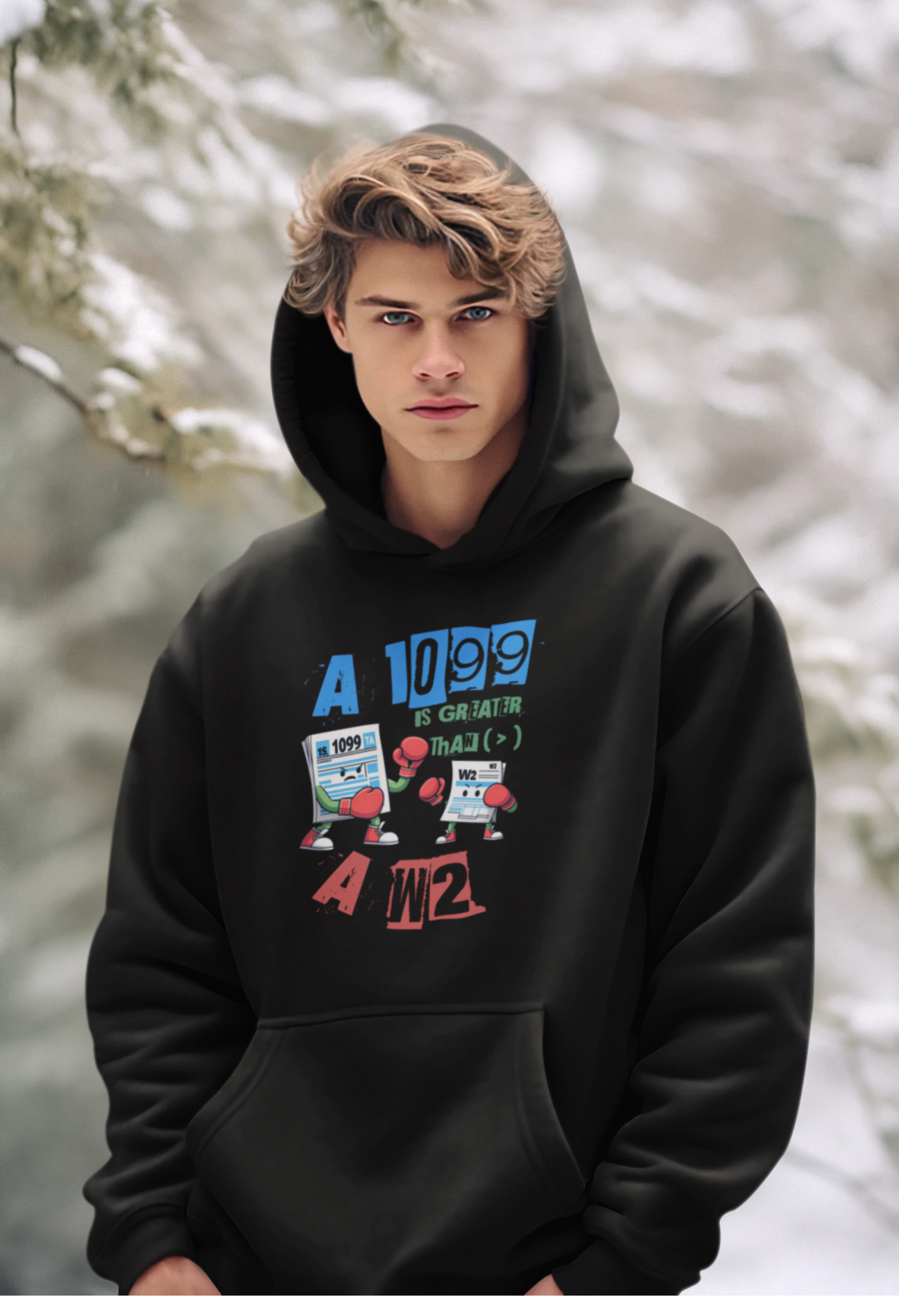 1099 Greater Than W2 - Unisex Hoodie