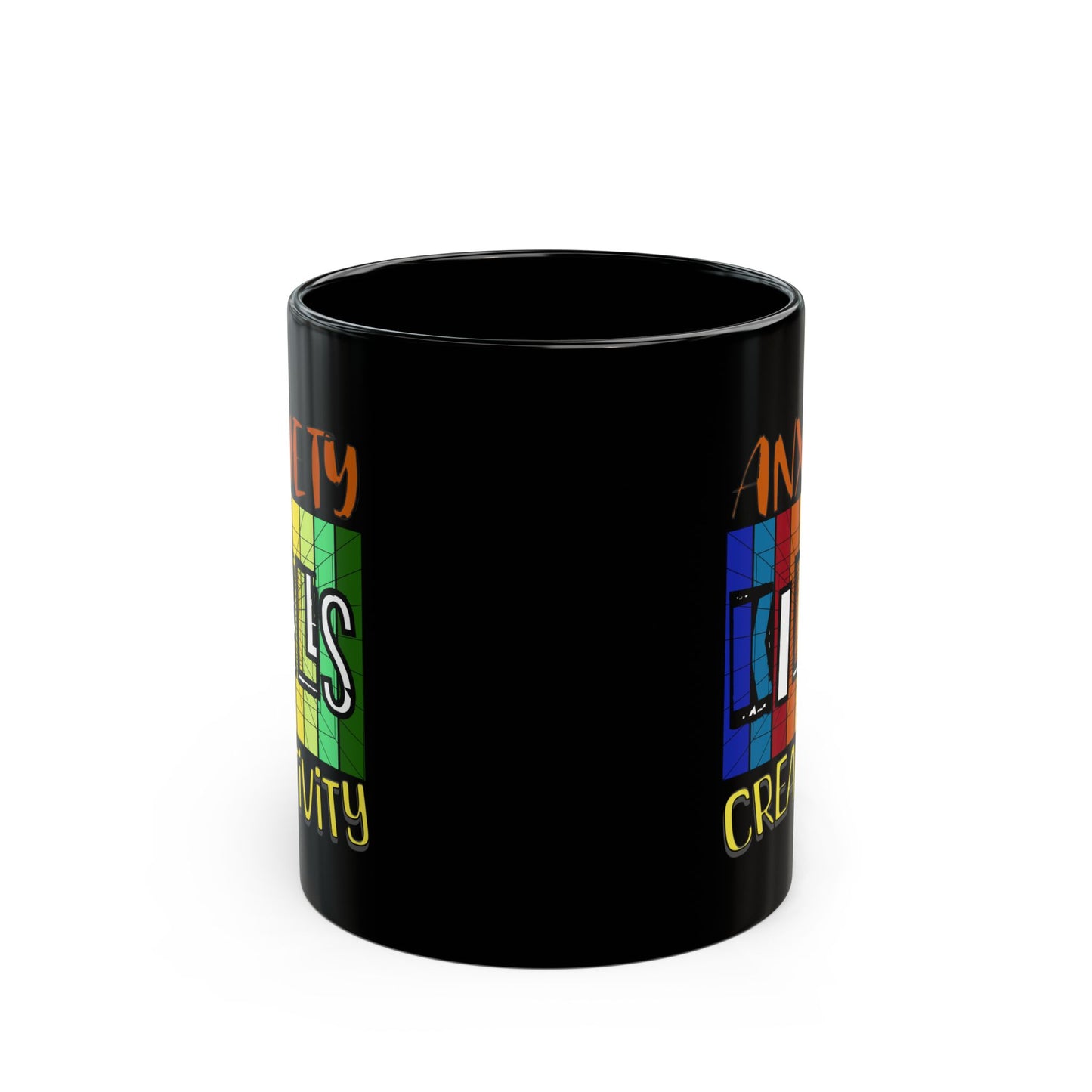 Anxiety Kills Creativity - 11oz Black Mug