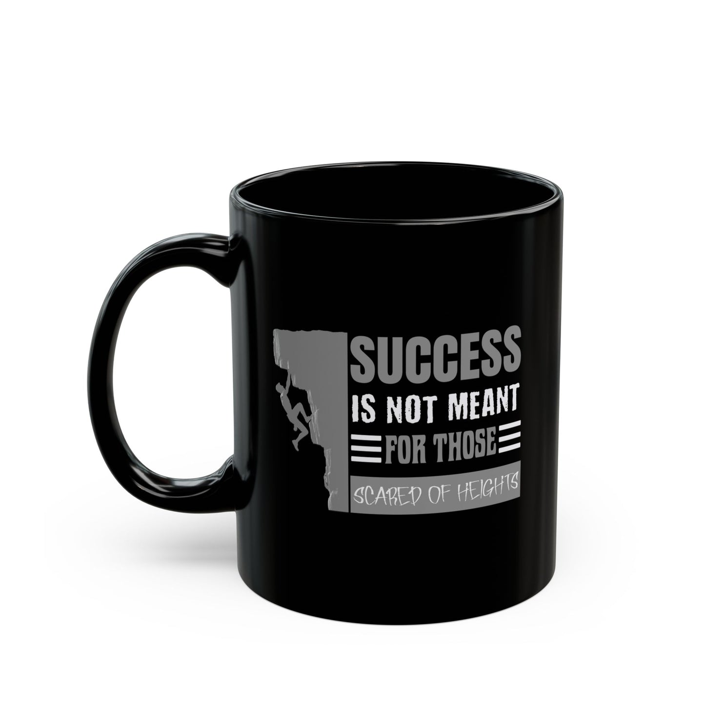 Scared of Heights - 11oz Black Mug