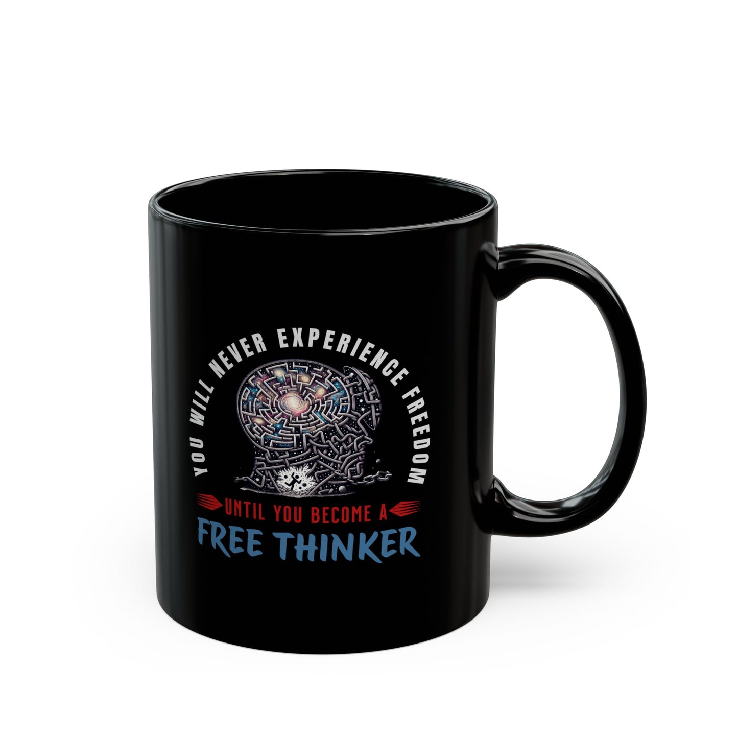 Free Thinker - 11oz Black Mug