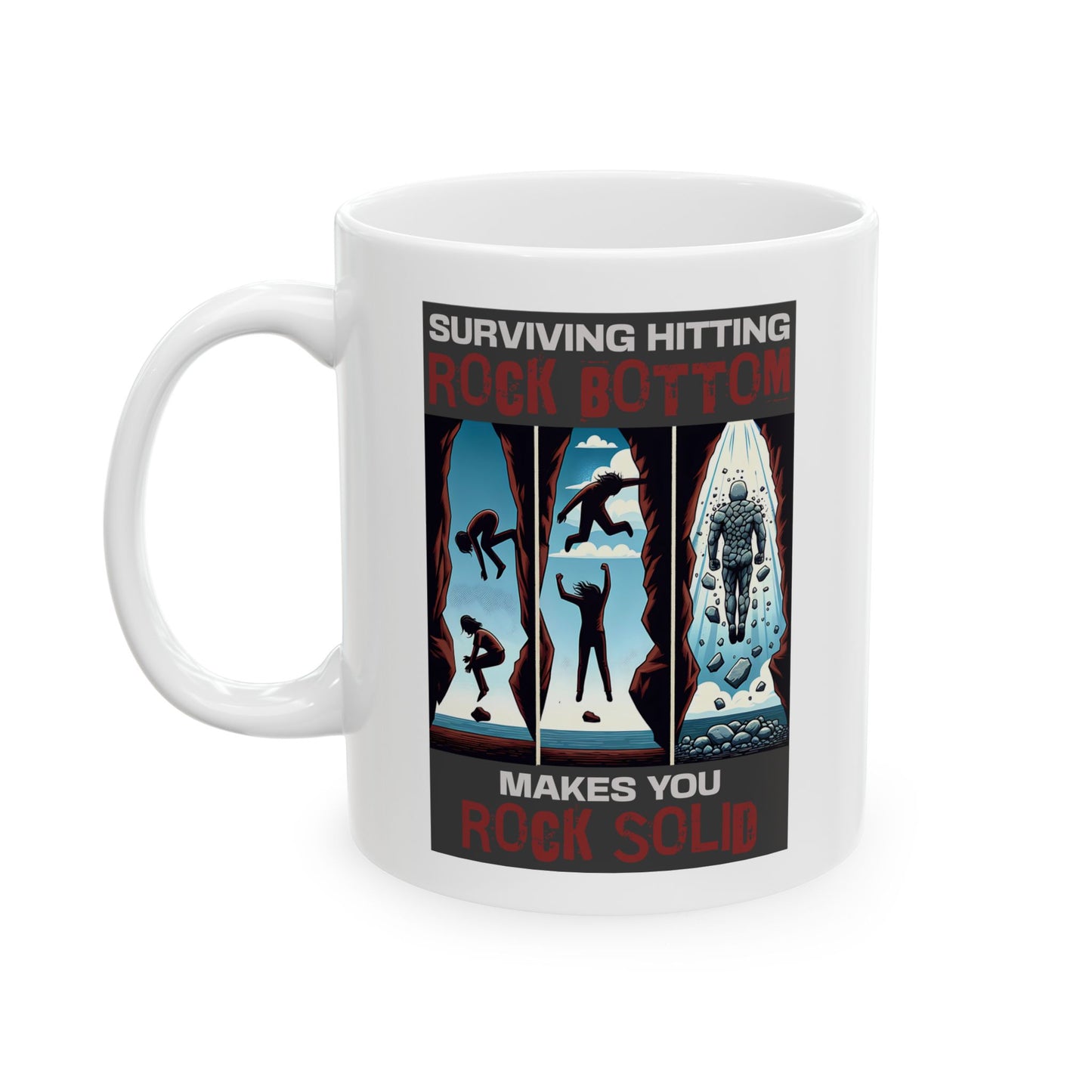Rock Solid - 11oz White Mug