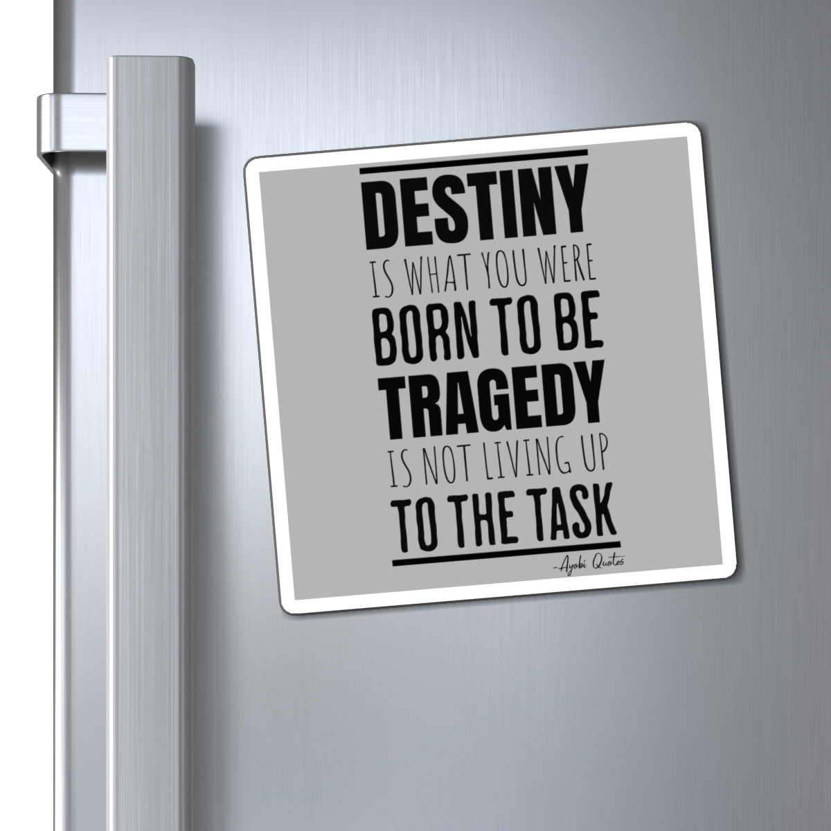 Destiny & Tragedy - Magnet (Gray)