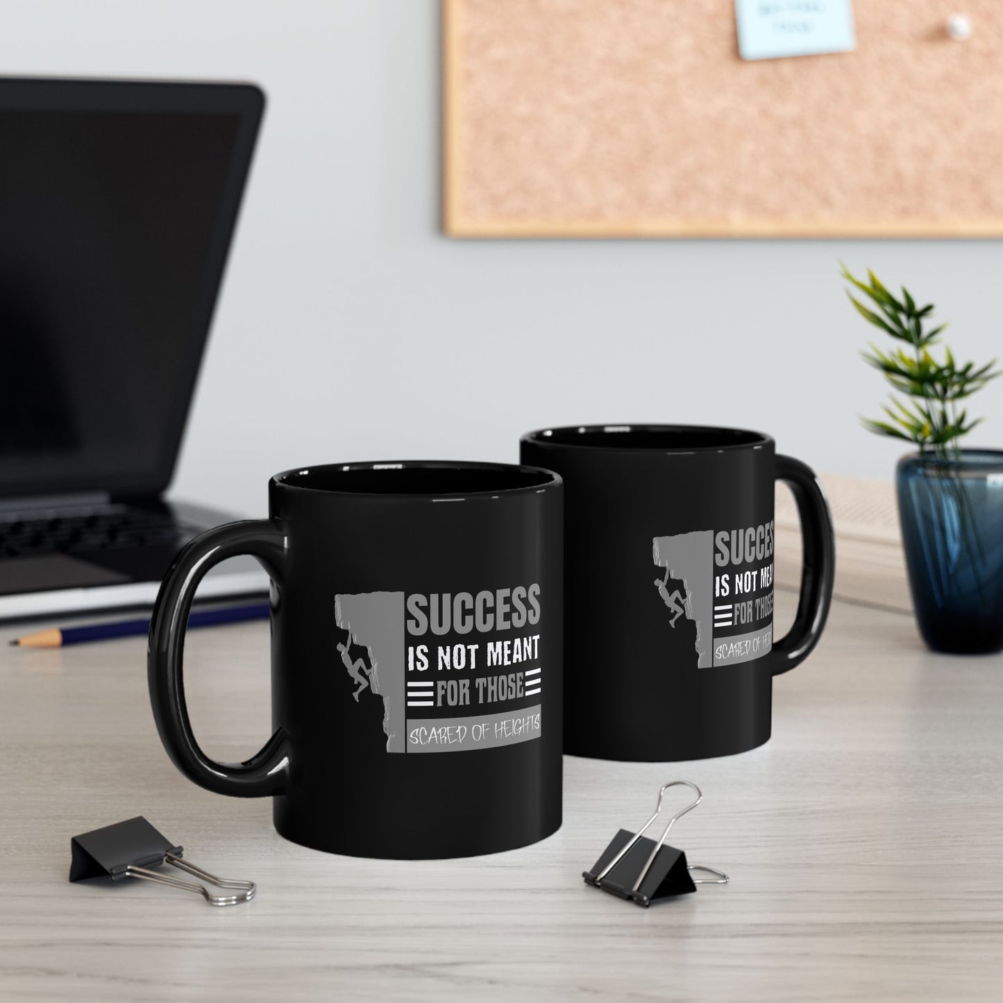 Scared of Heights - 11oz Black Mug