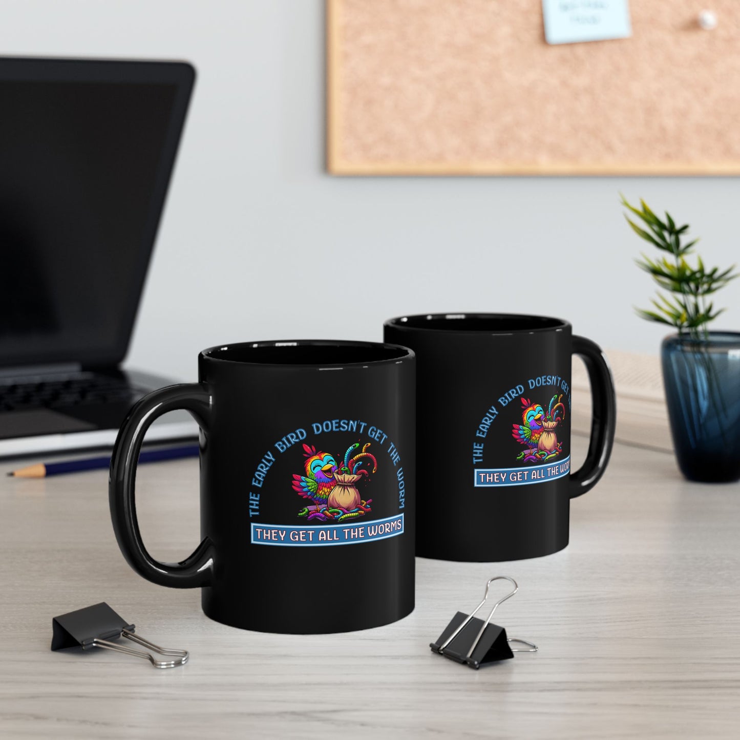 Early Bird - 11oz Black Mug