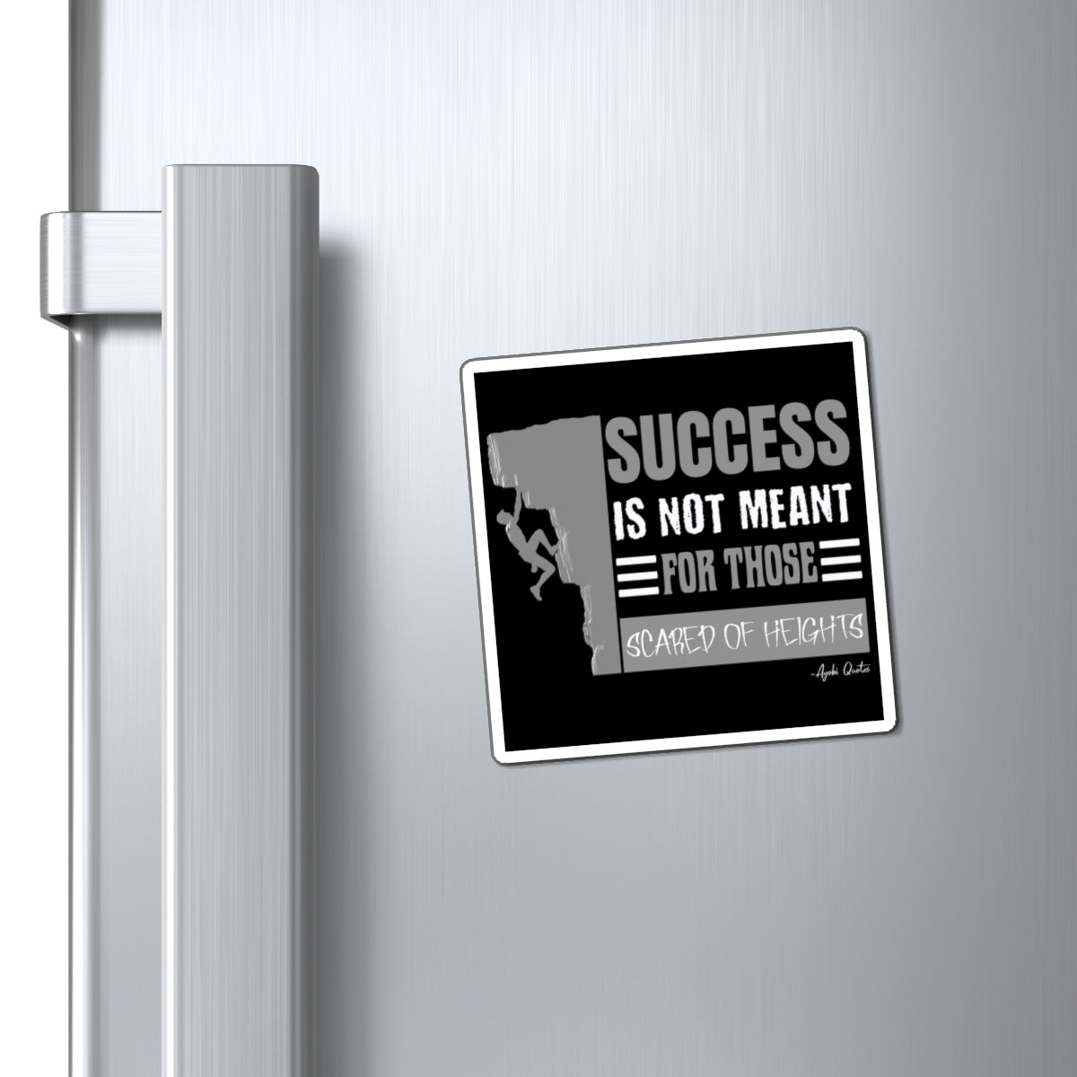 Scared of Heights - Magnet (Black)