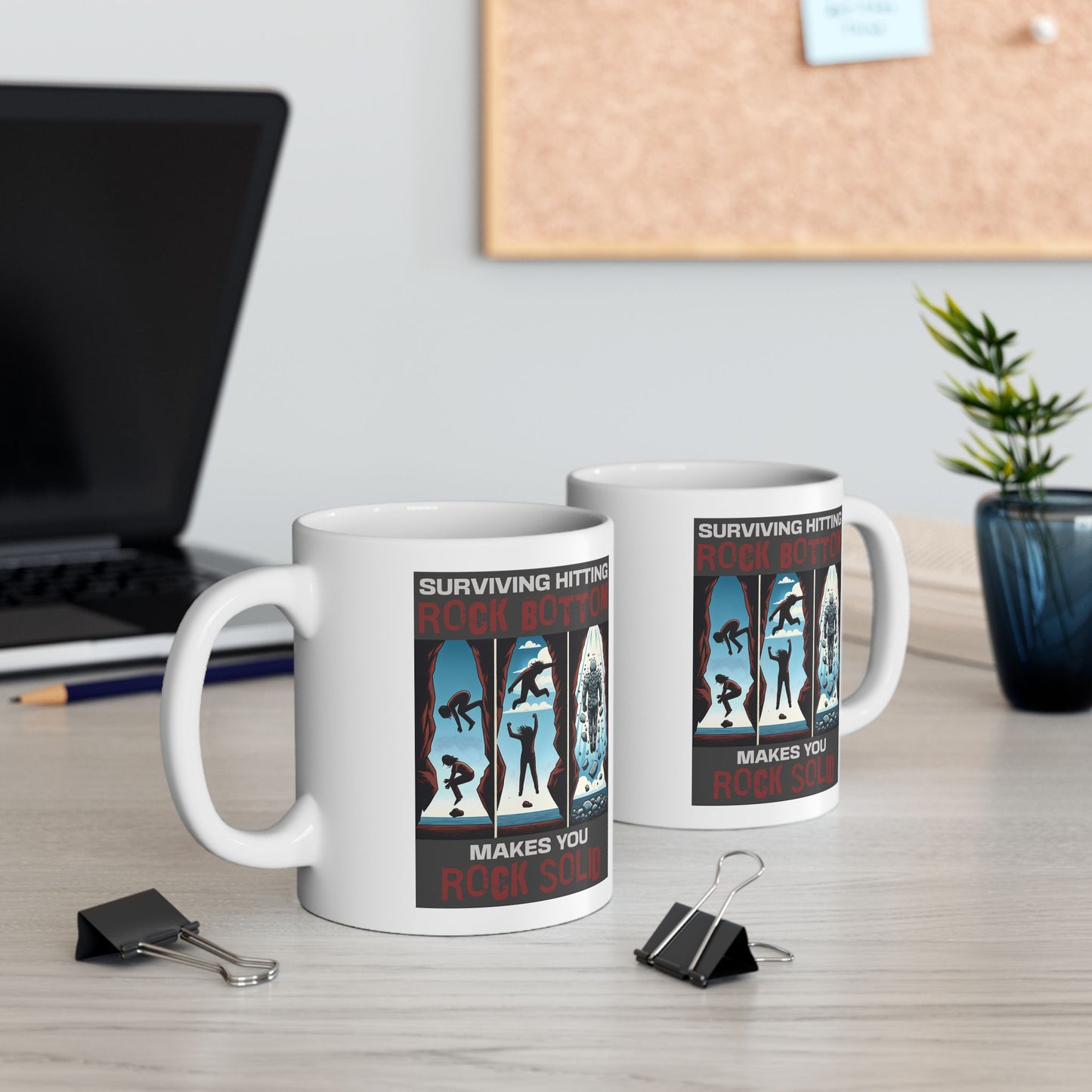 Rock Solid - 11oz White Mug