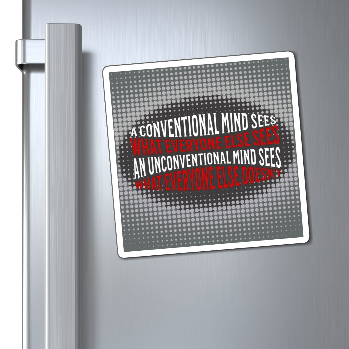 Unconventional Mind - Magnet (Dark Gray)