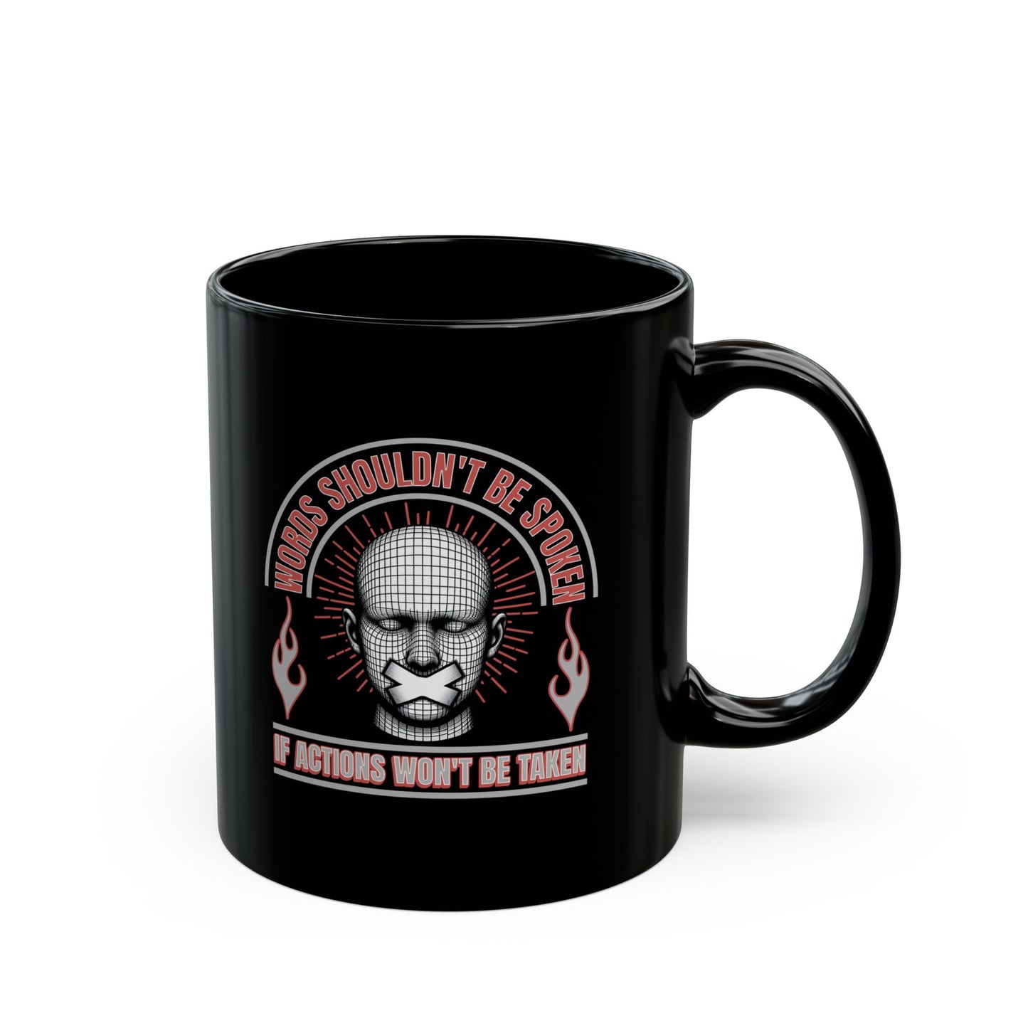 Words & Actions - 11oz Black Mug