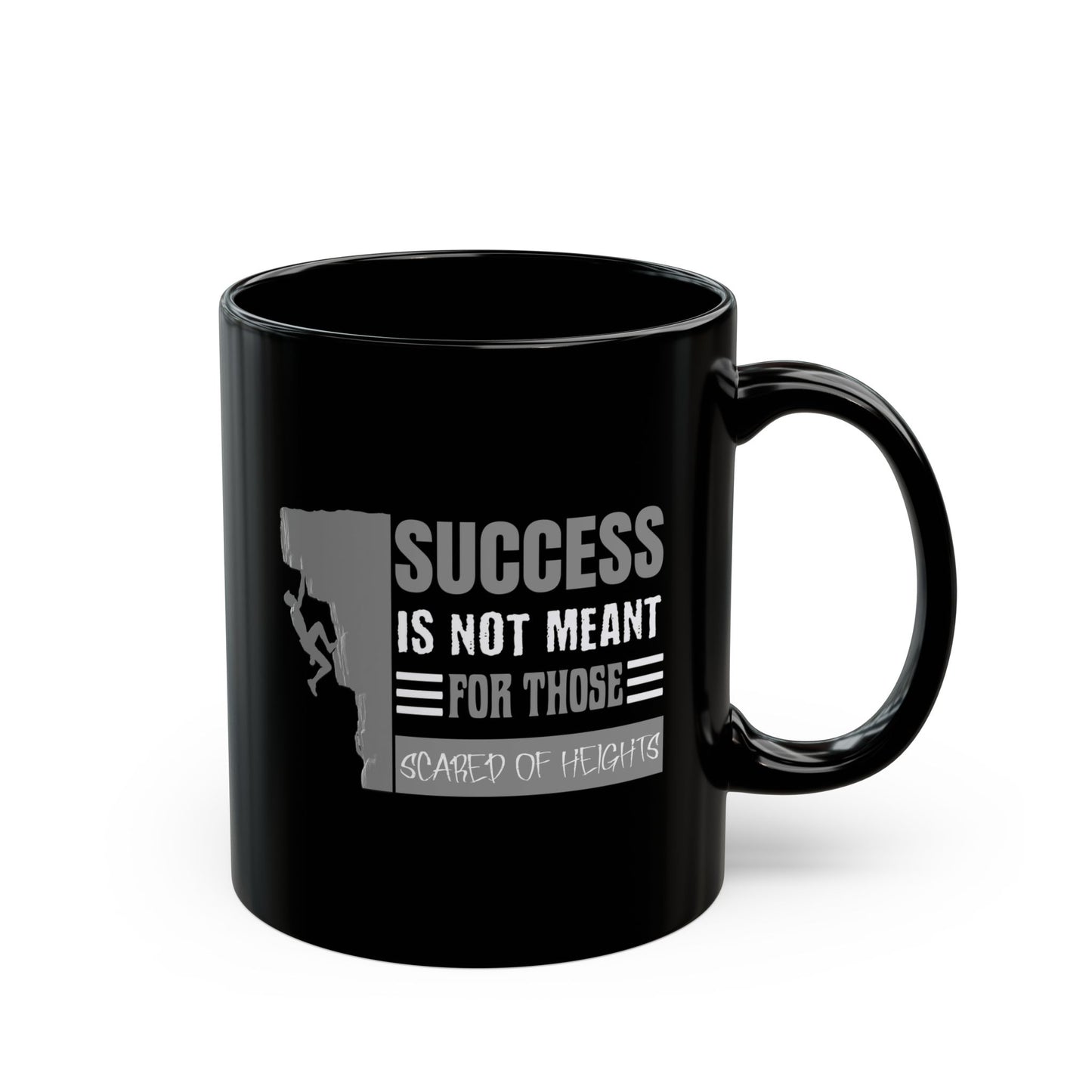 Scared of Heights - 11oz Black Mug