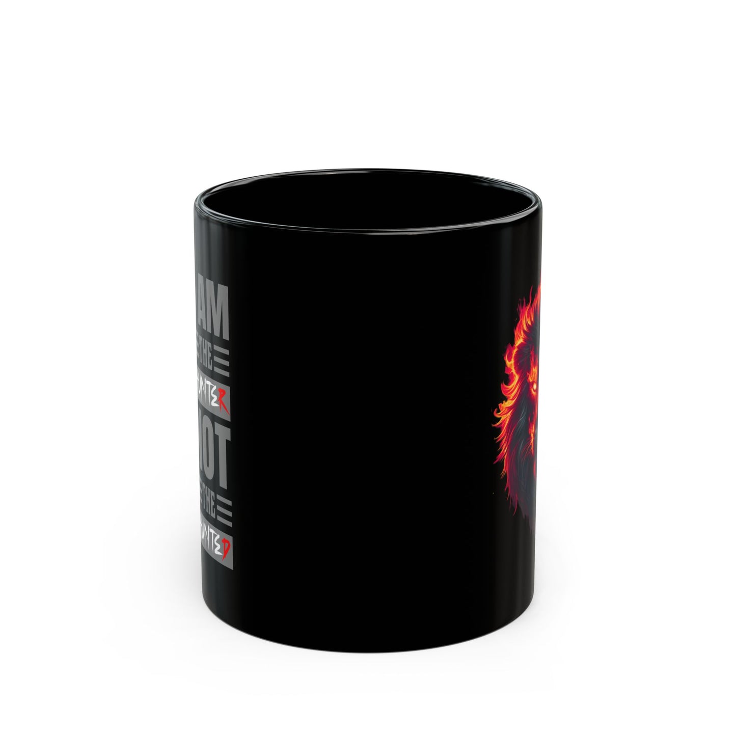 I Am The Hunter (Lion) - 11oz Black Mug