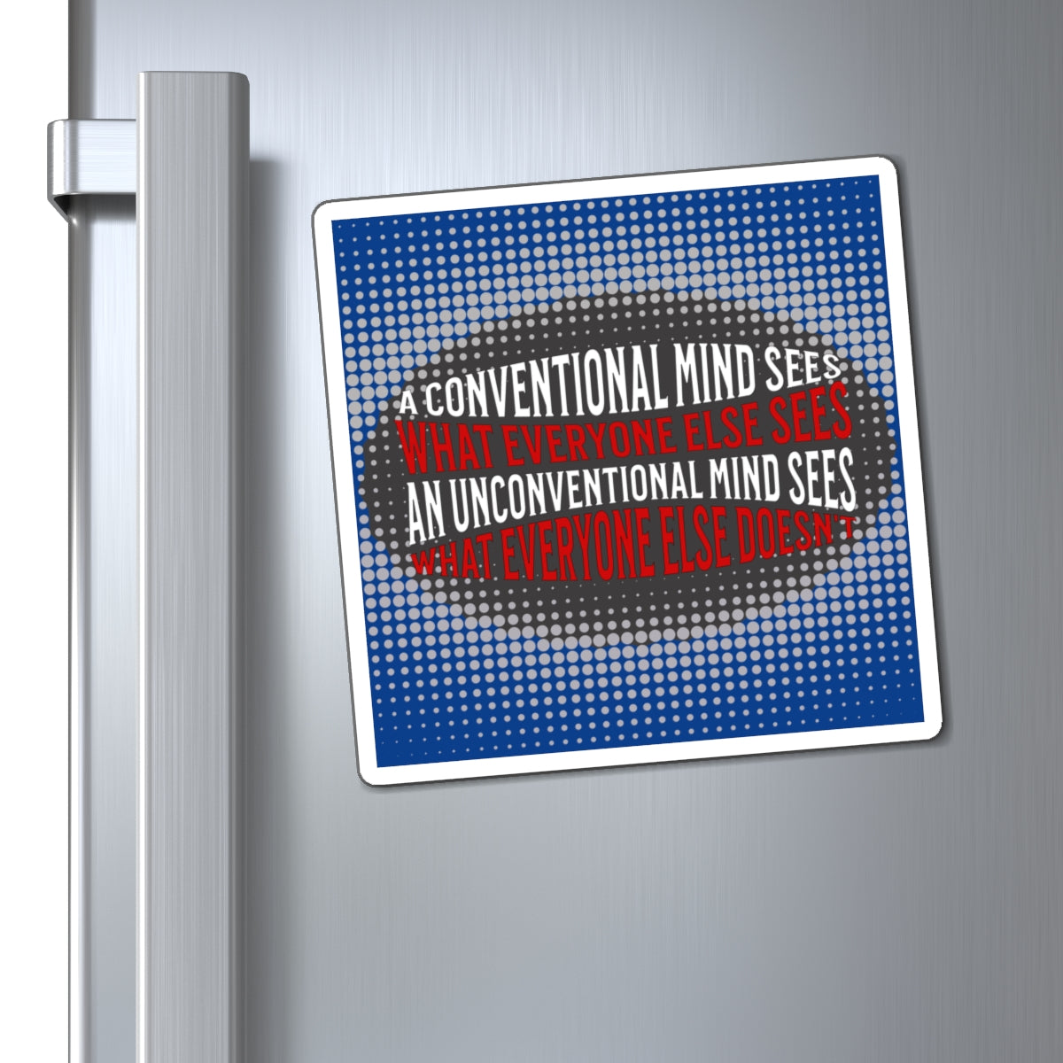 Unconventional Mind - Magnet (Dark Blue)