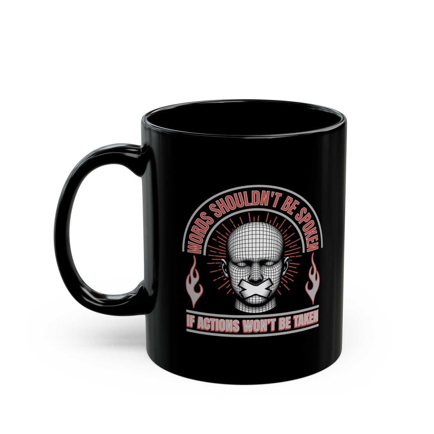 Words & Actions - 11oz Black Mug