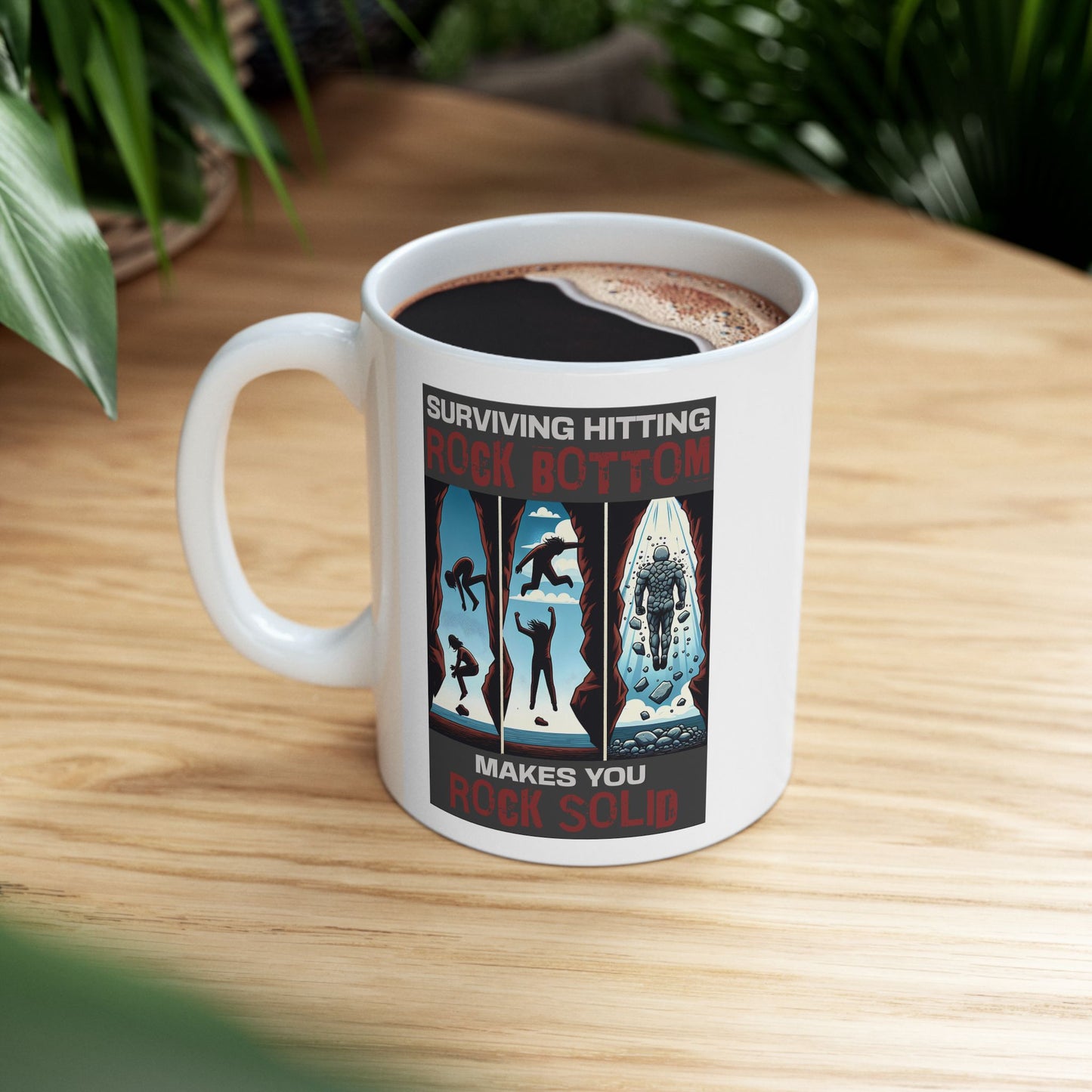 Rock Solid - 11oz White Mug
