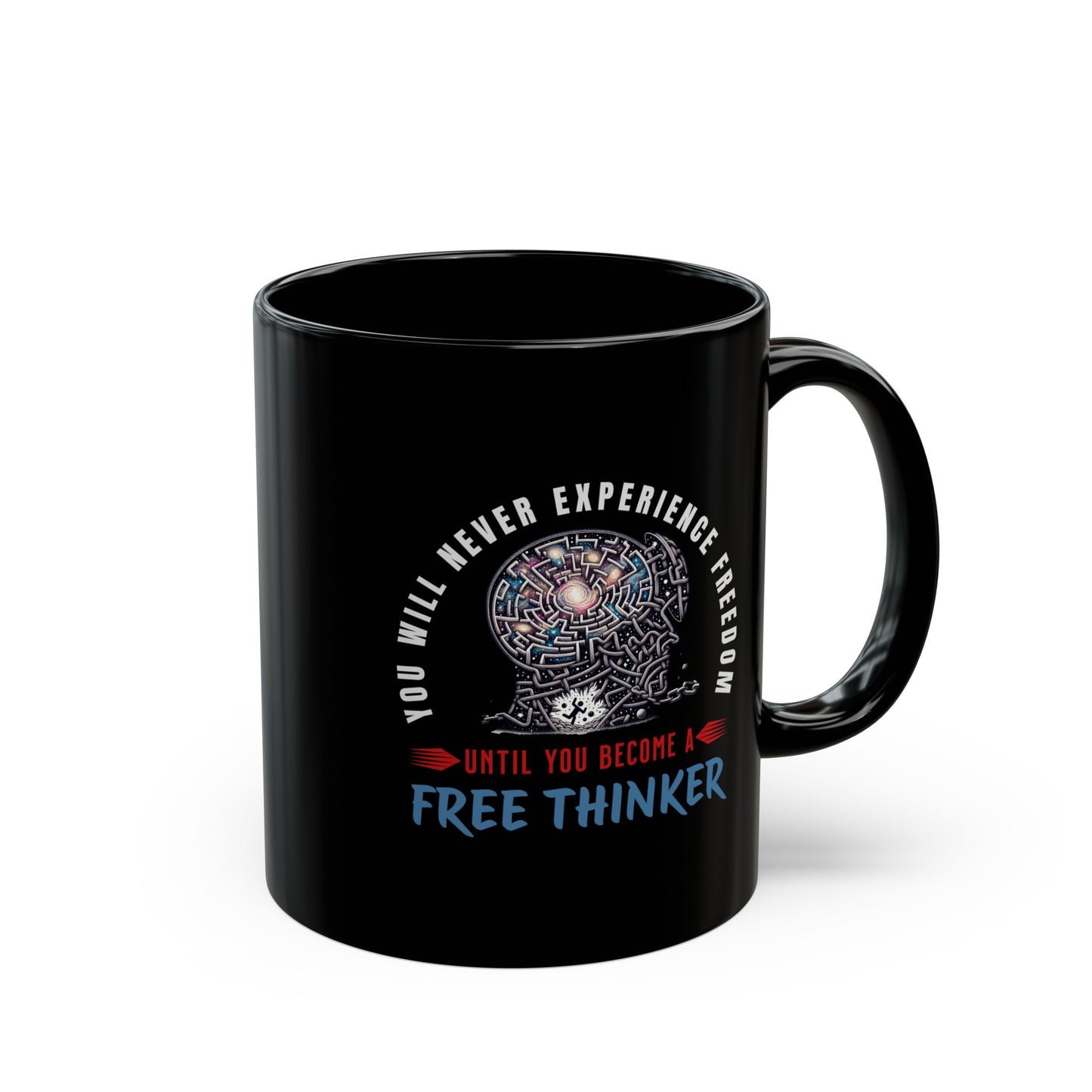 Free Thinker - 11oz Black Mug