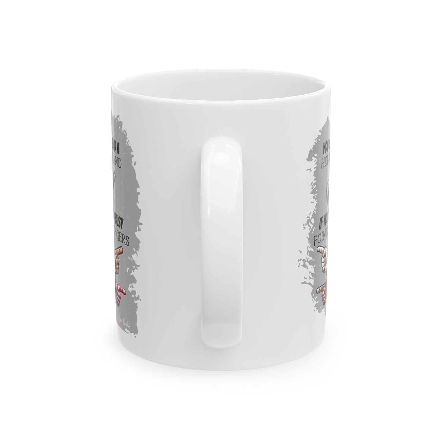 Helping Hand - 11oz White Mug