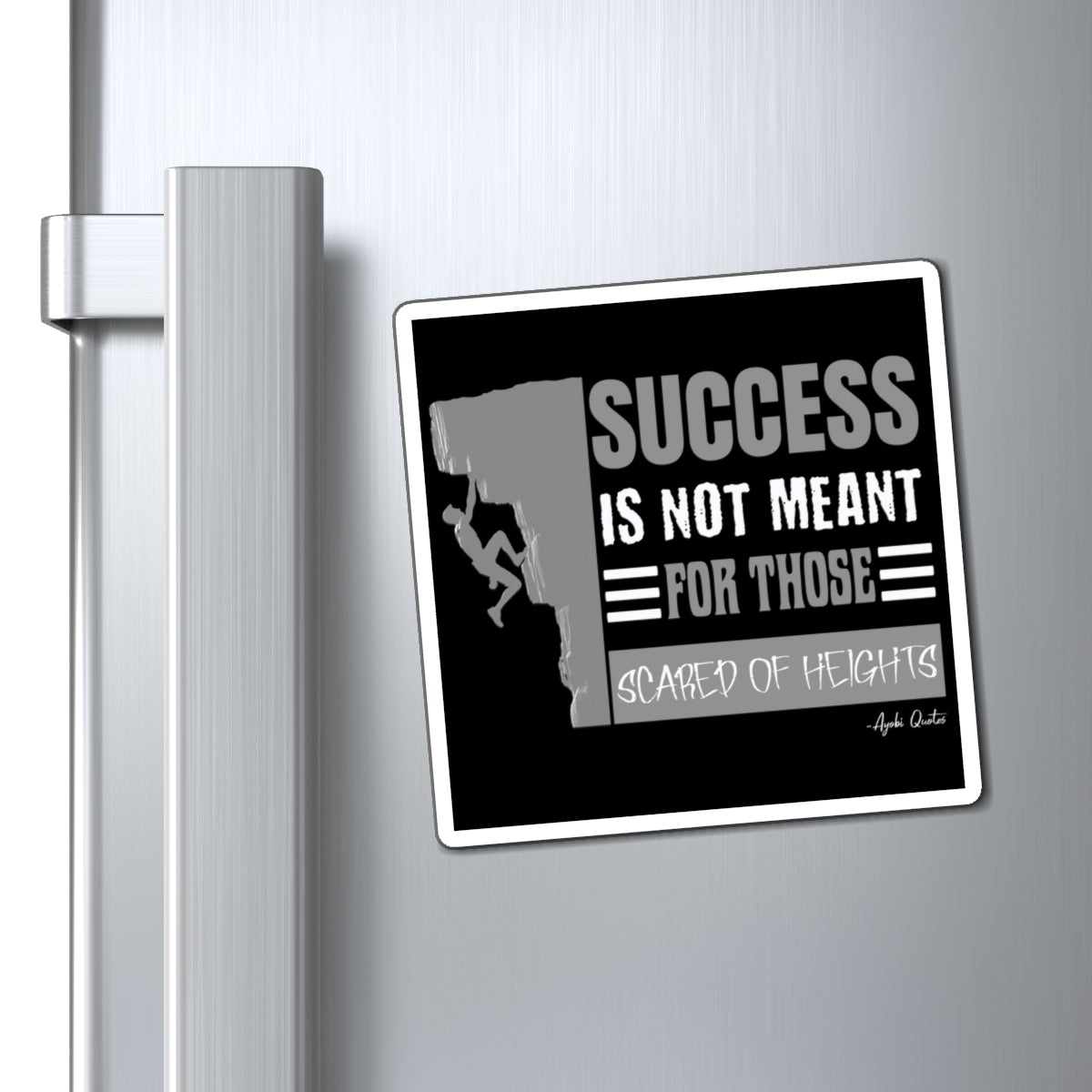 Scared of Heights - Magnet (Black)