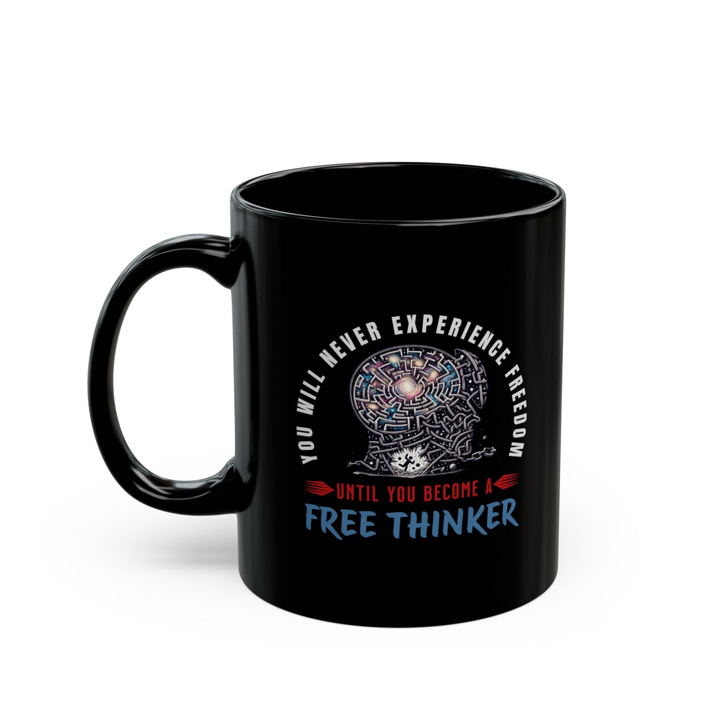 Free Thinker - 11oz Black Mug