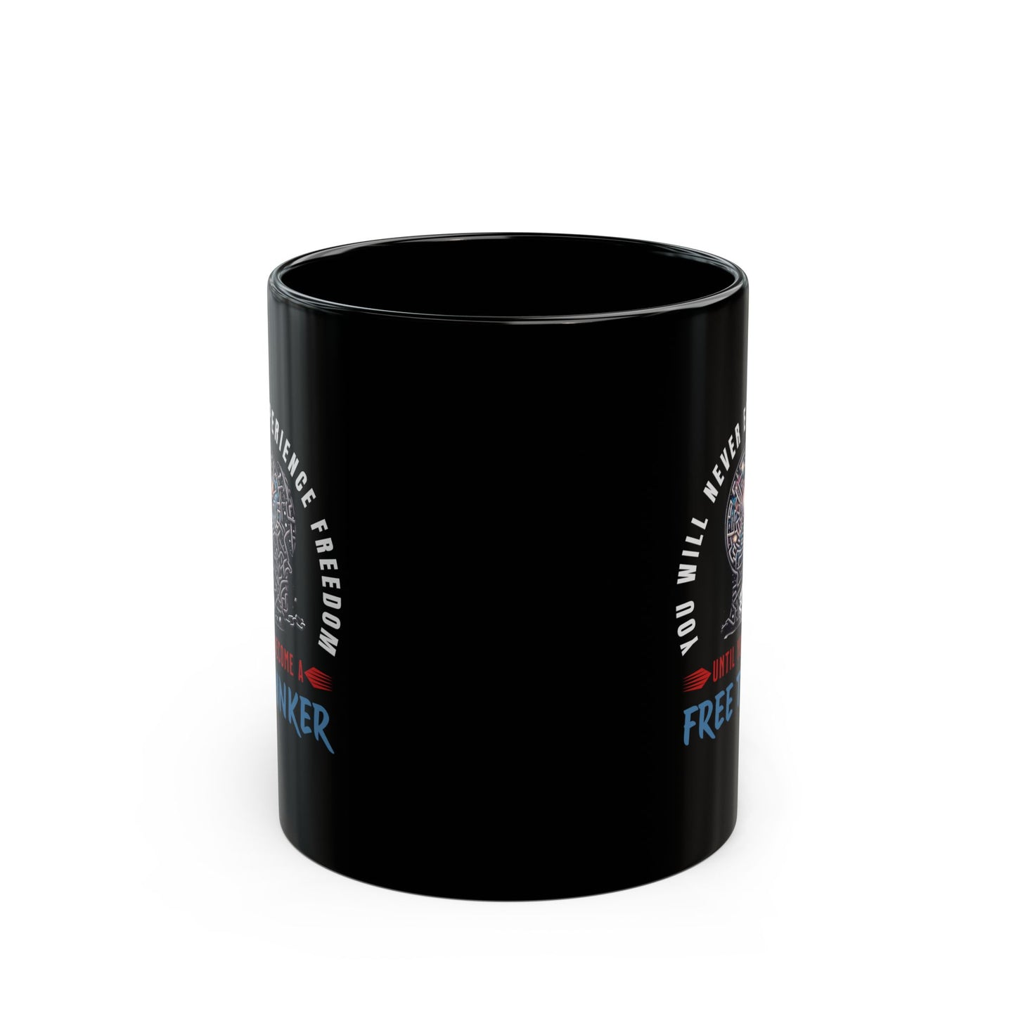 Free Thinker - 11oz Black Mug
