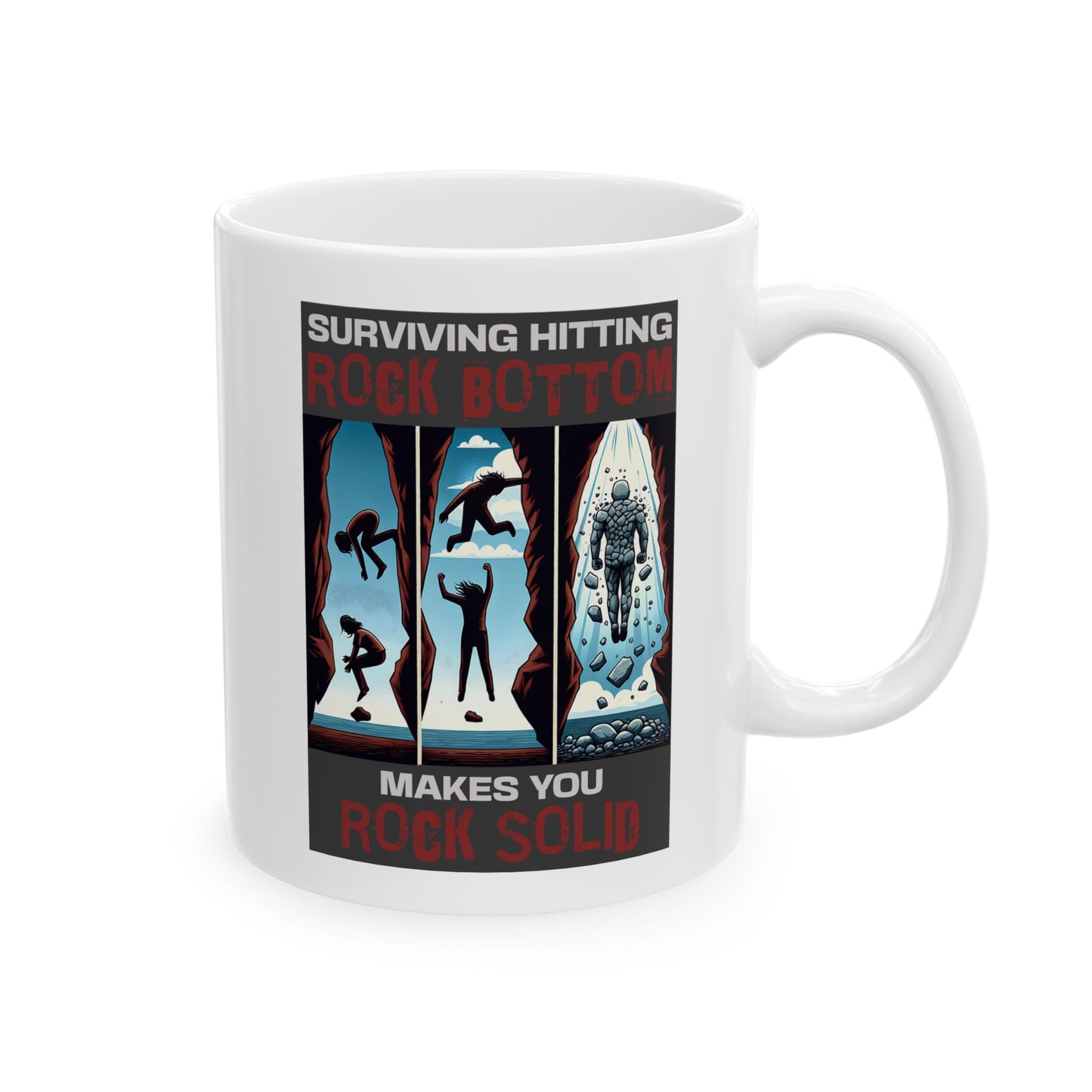 Rock Solid - 11oz White Mug