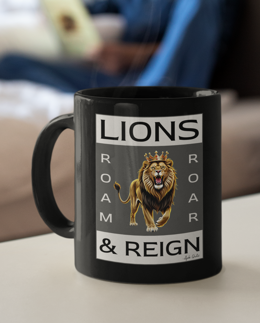 Lions RRR (Color) - 11oz Black Mug
