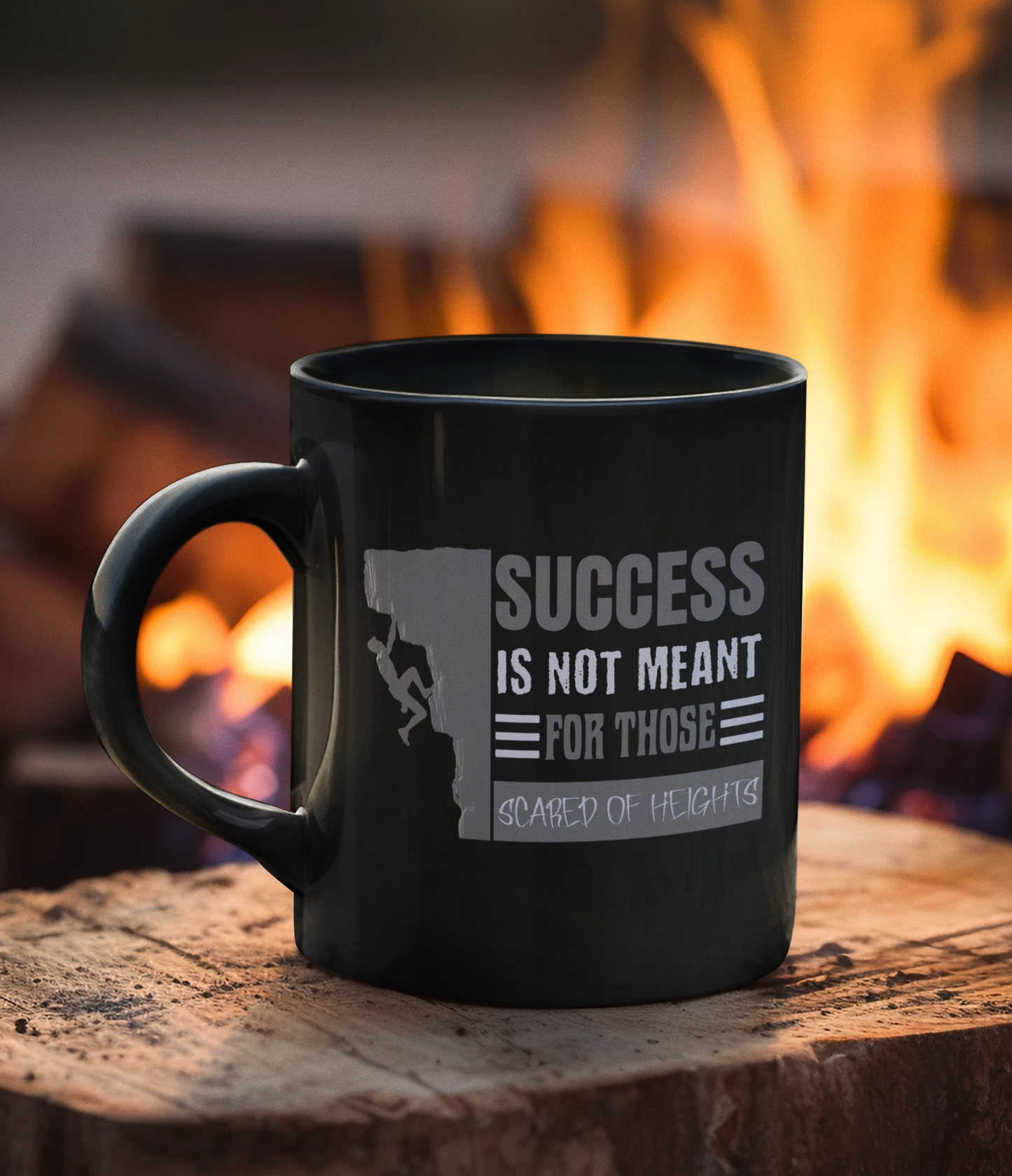 Scared of Heights - 11oz Black Mug