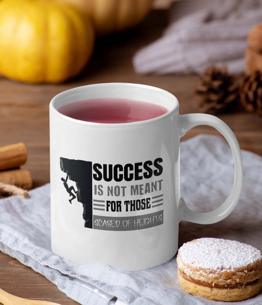 Scared of Heights - 11oz White Mug