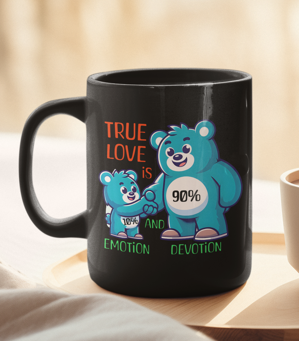 True Love - 11oz Black Mug
