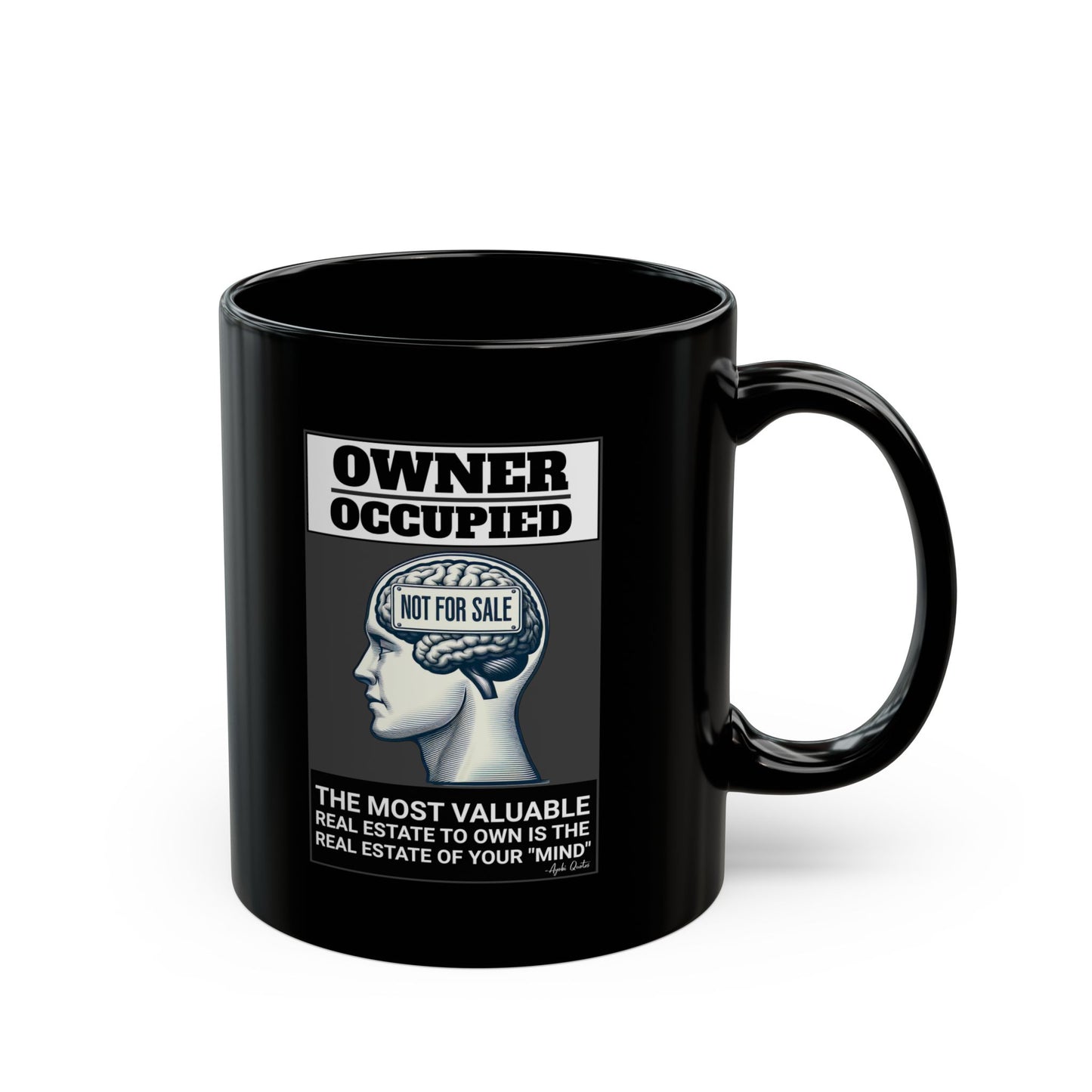 Owner Occupied - 11oz Black Mug