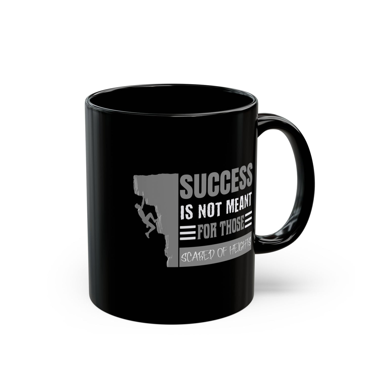 Scared of Heights - 11oz Black Mug