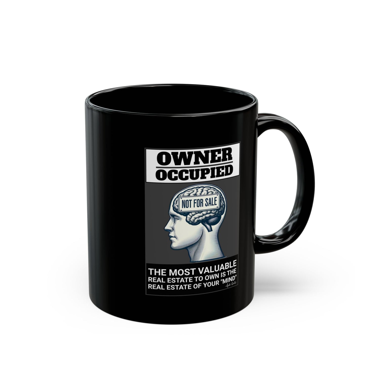 Owner Occupied - 11oz Black Mug