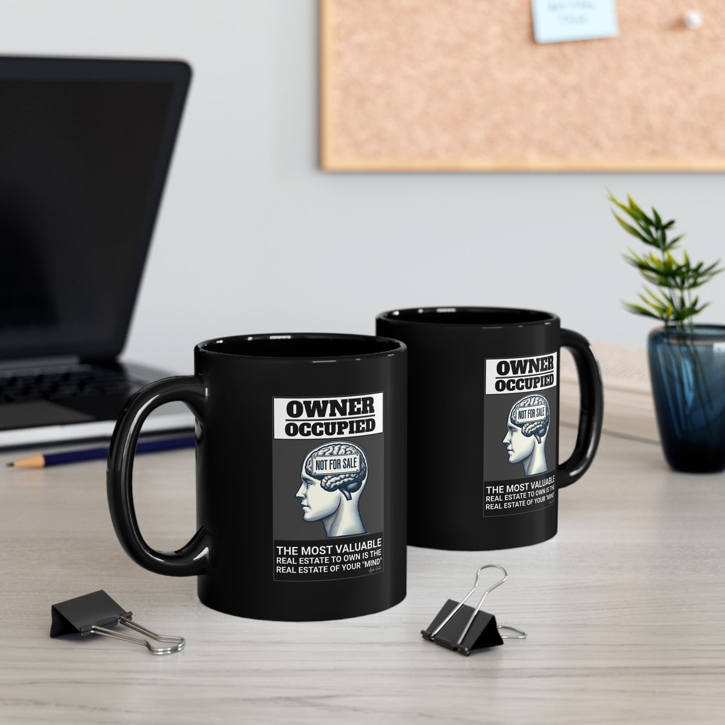 Owner Occupied - 11oz Black Mug