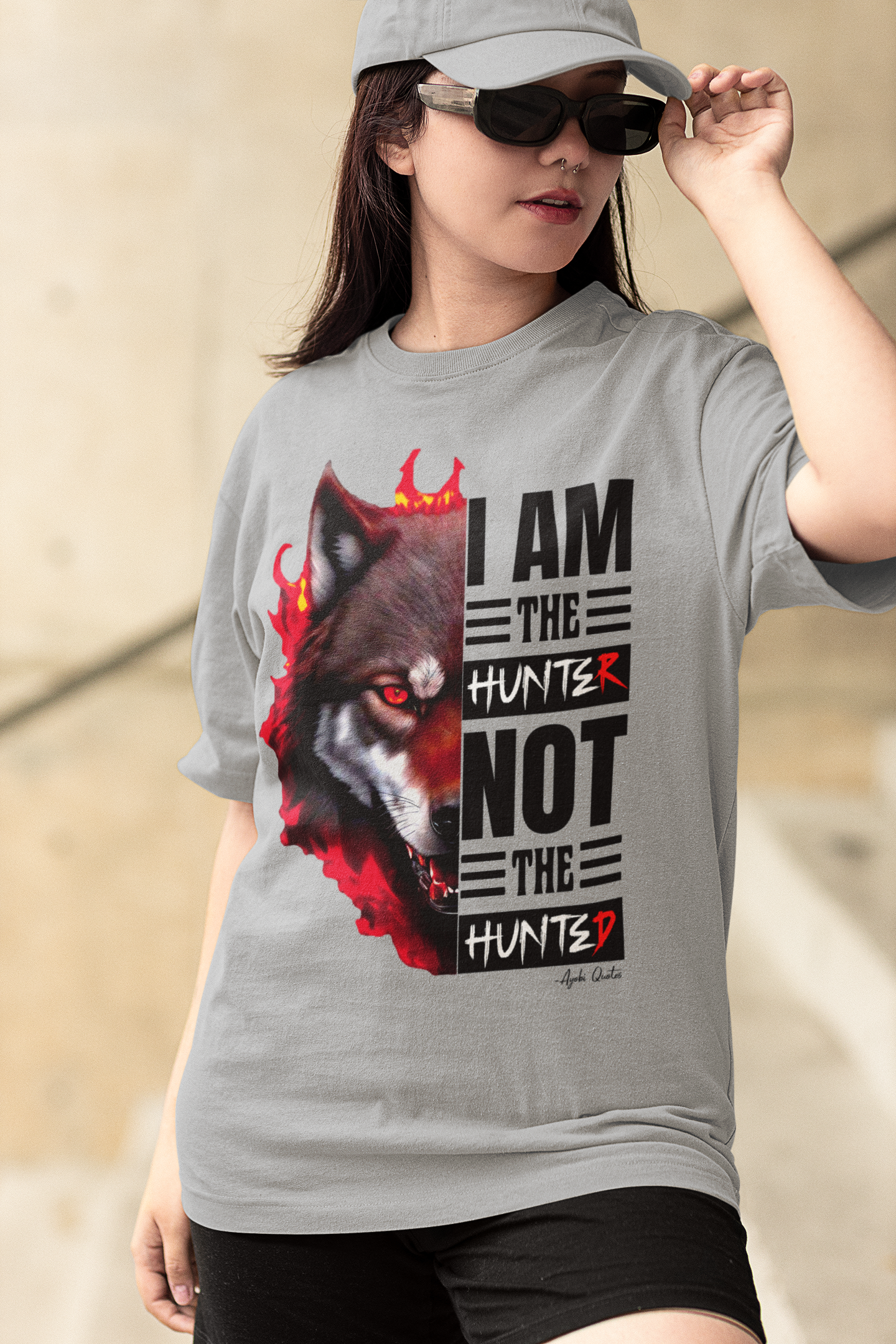 I Am The Hunter (Wolf) - Unisex T-Shirt