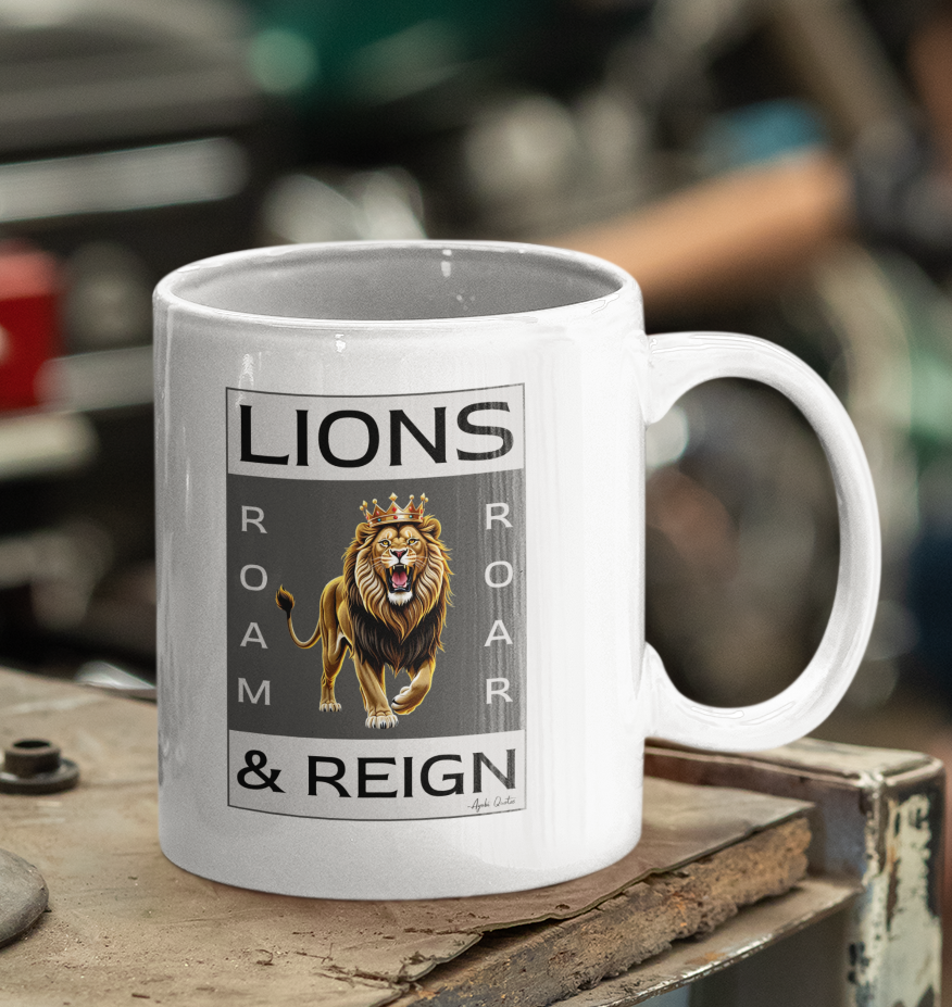 Lions RRR (Color) - 11oz White Mug