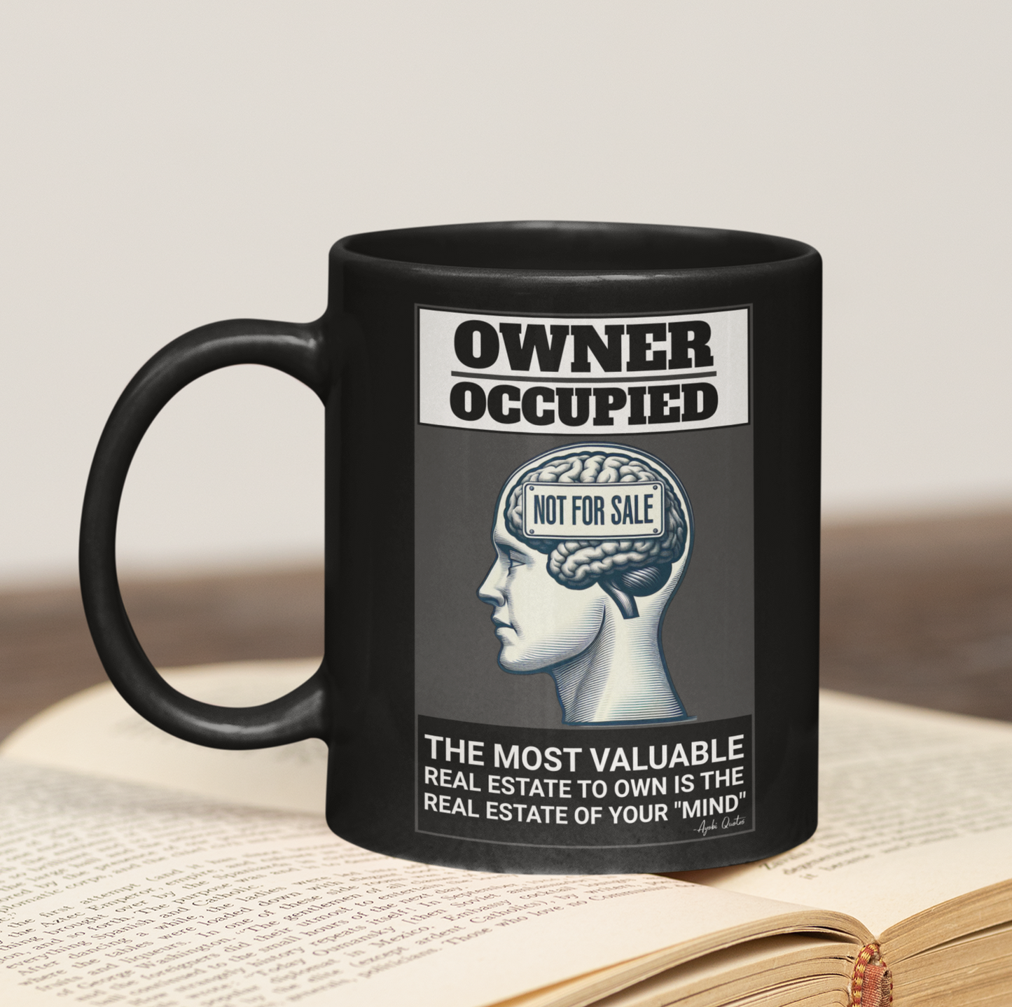 Owner Occupied - 11oz Black Mug